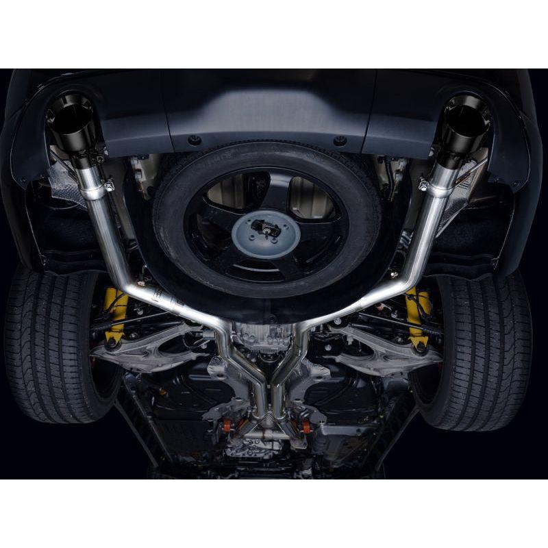 AWE Tuning 18-23 Dodge Durango SRT & Hellcat Track Edition Exhaust - Diamond Black Tips - The Coin Has A Say