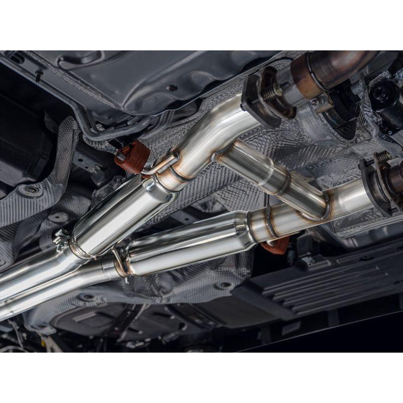 AWE Tuning 18-23 Dodge Durango SRT & Hellcat Track Edition Exhaust - Diamond Black Tips - The Coin Has A Say