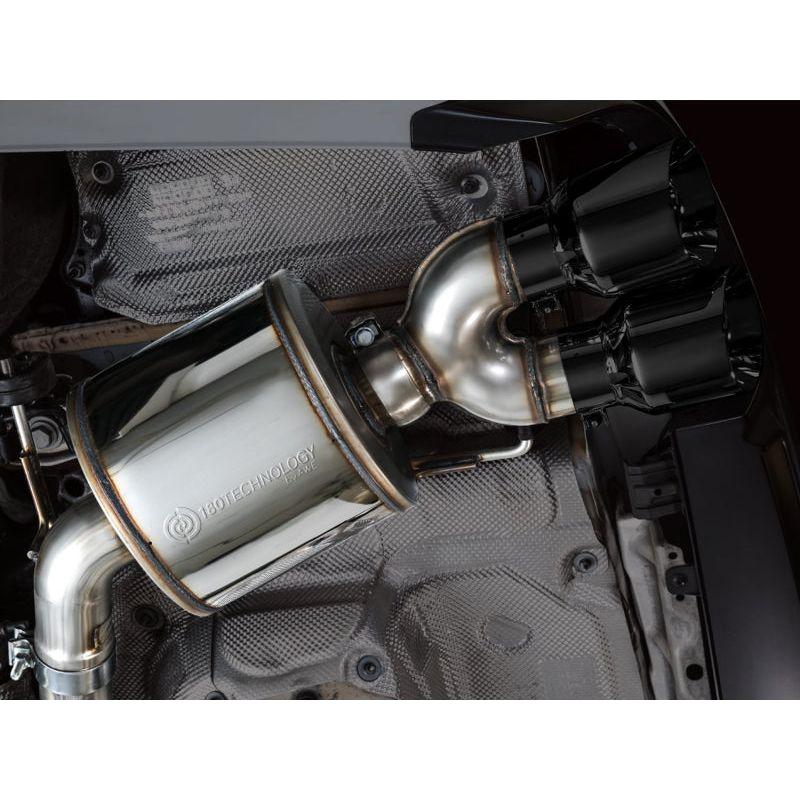 AWE Tuning 19-23 Audi C8 S6/S7 2.9T V6 AWD Touring Edition Exhaust - Diamond Black Tips - The Coin Has A Say