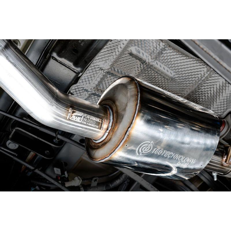 AWE Tuning 20-21 Jeep Gladiator JT 3.6L Trail Edition Cat-Back Exhaust - The Coin Has A Say