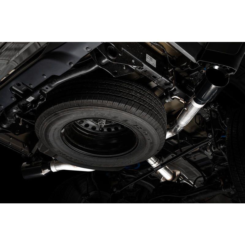 AWE Tuning 20-21 Jeep Gladiator JT 3.6L Tread Edition Cat-Back Dual Exhaust - Diamond Black Tip - The Coin Has A Say
