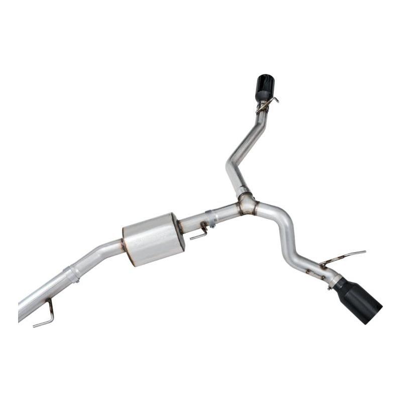 AWE Tuning 20-21 Jeep Gladiator JT 3.6L Tread Edition Cat-Back Dual Exhaust - Diamond Black Tip - The Coin Has A Say