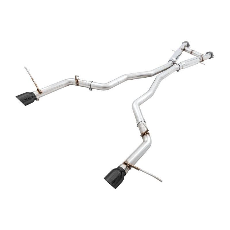 AWE Tuning 2014-2021 Jeep Grand Cherokee SRT Track Edition Exhaust - Diamond Black Tips - The Coin Has A Say