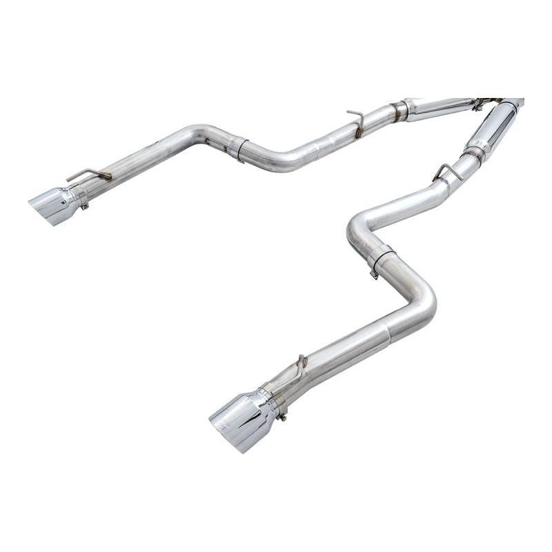 AWE Tuning 2015+ Dodge Charger 6.4L/6.2L Supercharged Track Edition Exhaust - Chrome Silver Tips - The Coin Has A Say
