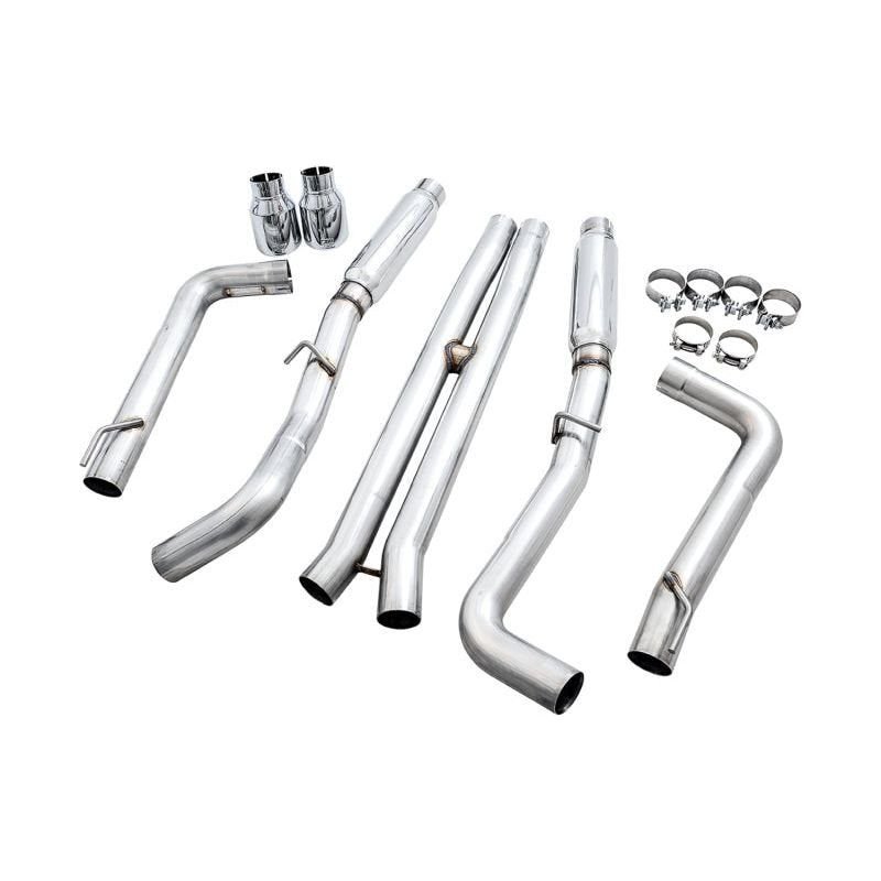 AWE Tuning 2015+ Dodge Charger 6.4L/6.2L Supercharged Track Edition Exhaust - Chrome Silver Tips - The Coin Has A Say