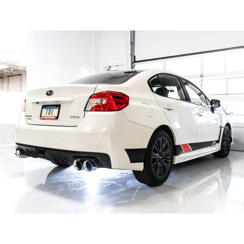 AWE Tuning 2015+ Subaru WRX VA Sedan Touring Edition Exhaust - Chrome Silver Tips (102mm) - The Coin Has A Say