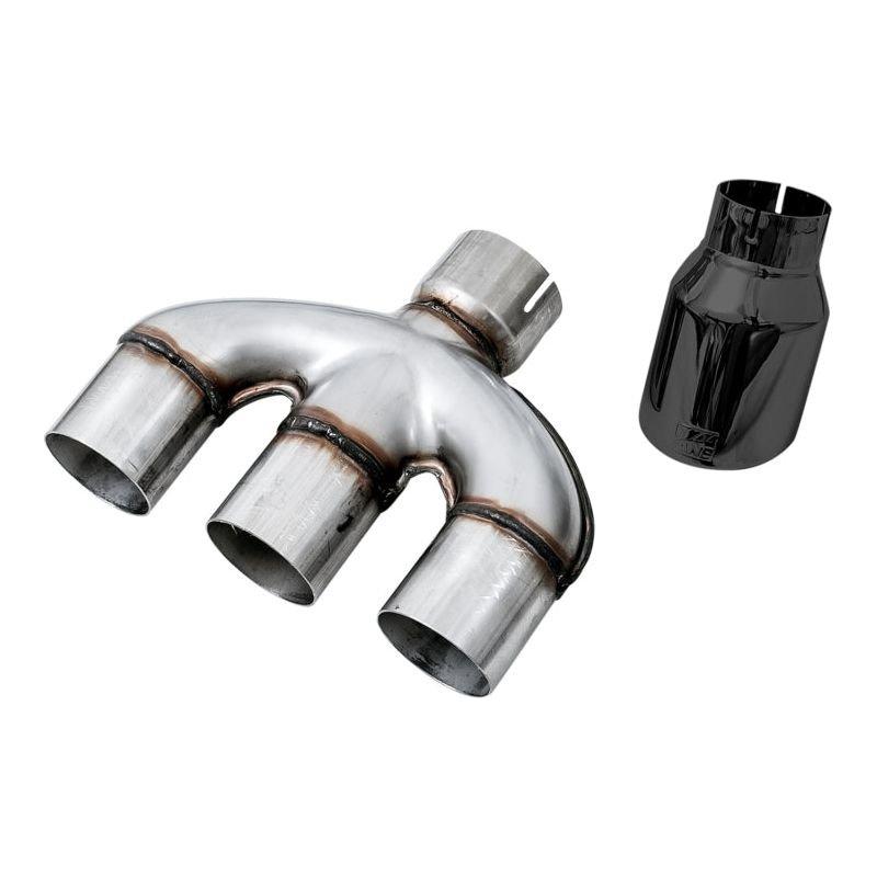 AWE Tuning 2016+ Honda Civic Si Track Edition Exhaust w/Front Pipe & Triple Diamond Black Tips - The Coin Has A Say