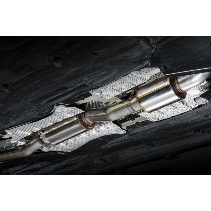 AWE Tuning 2017+ Honda Civic Type R Touring Edition Exhaust w/Front & Mid Pipe - Diamond Blk Tips - The Coin Has A Say