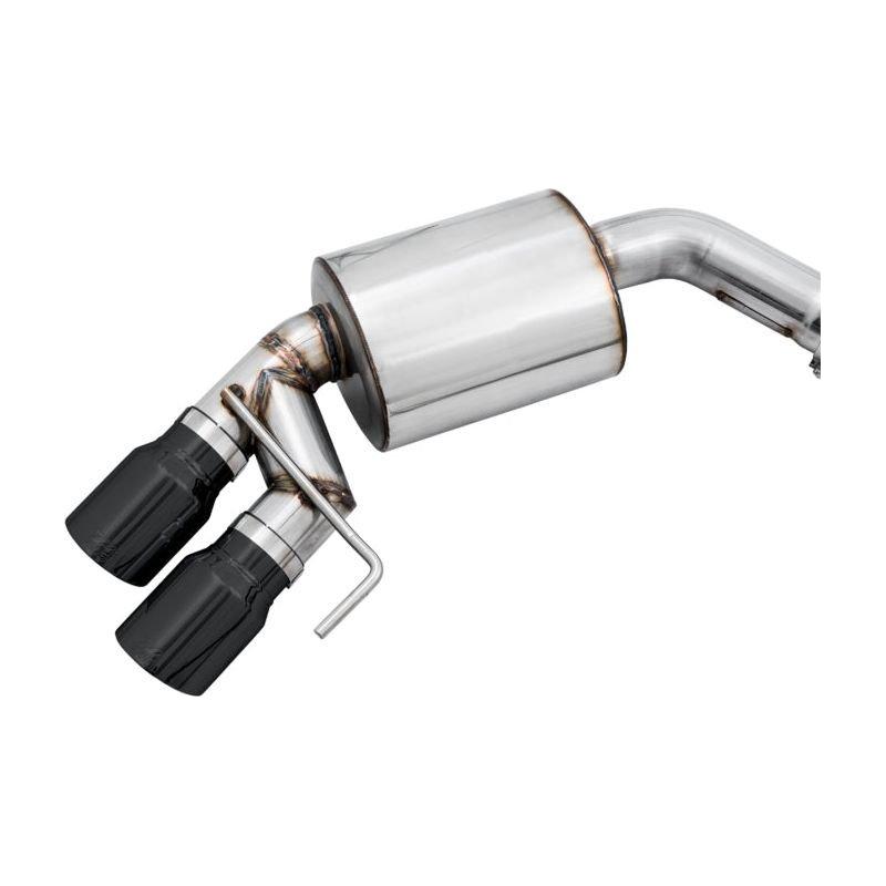 AWE Tuning 2018+ Ford Mustang GT (S550) Cat-back Exhaust - Touring Edition (Quad Diamond Black Tips) - The Coin Has A Say