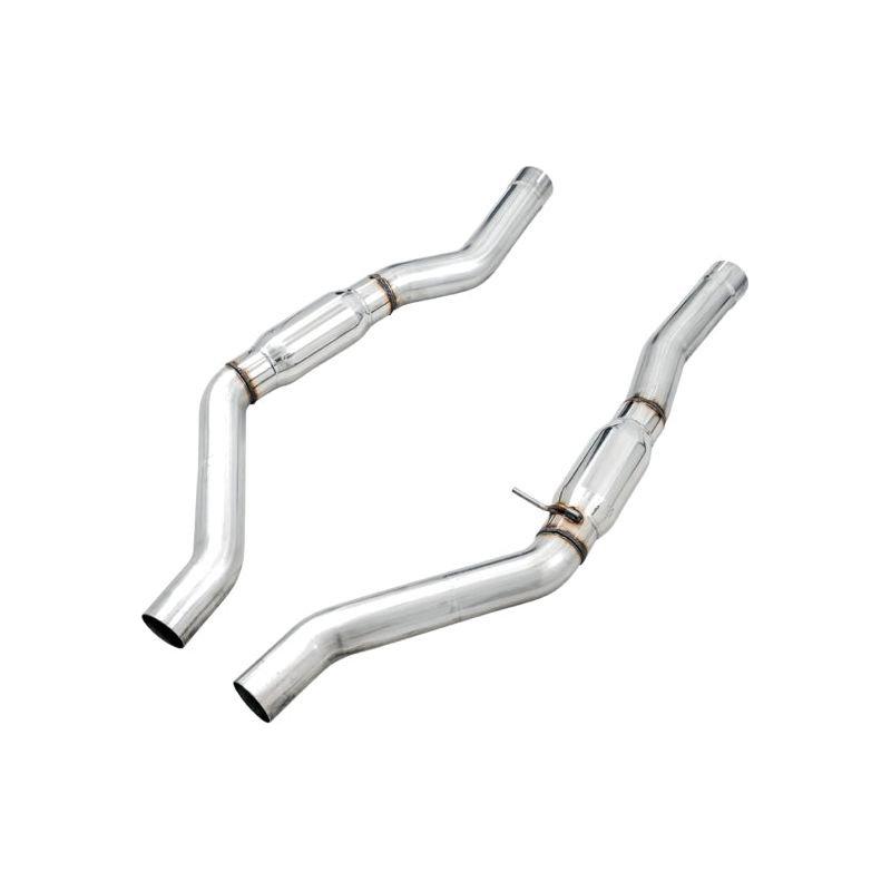 AWE Tuning 2019+ BMW M340i (G20) Track Edition Exhaust - Quad Chrome Silver Tips - The Coin Has A Say