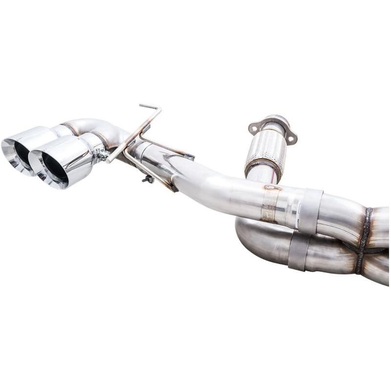 AWE Tuning 2020 Chevrolet Corvette (C8) Track Edition Exhaust - Quad Chrome Silver Tips - The Coin Has A Say