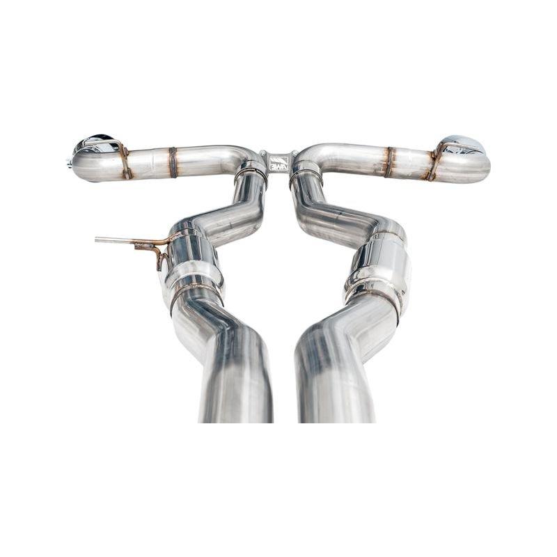 AWE Tuning 2020+ Toyota Supra A90 Track Edition Exhaust - 5in Chrome Silver Tips - The Coin Has A Say