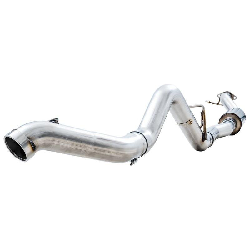AWE Tuning 2021+ Ford Bronco 0FG Exhaust (No Tips) w/ Bash Guard - The Coin Has A Say