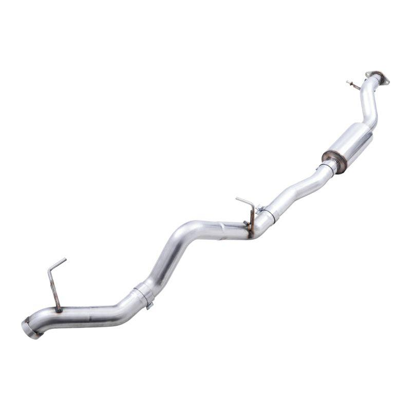 AWE Tuning 2021+ Ford Bronco 0FG Exhaust (No Tips) w/ Bash Guard - The Coin Has A Say