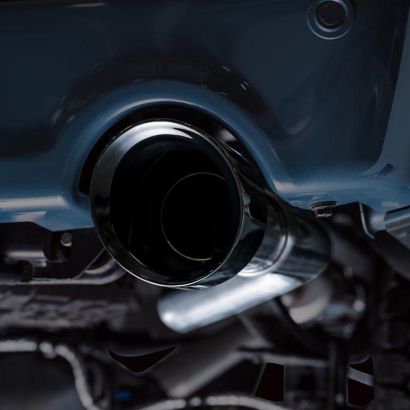 AWE Tuning 2021+ Ford F-150 Tremor (w/ Bumper Cutouts) 0FG Non-Resonated Catback -Diamond Black Tips - The Coin Has A Say