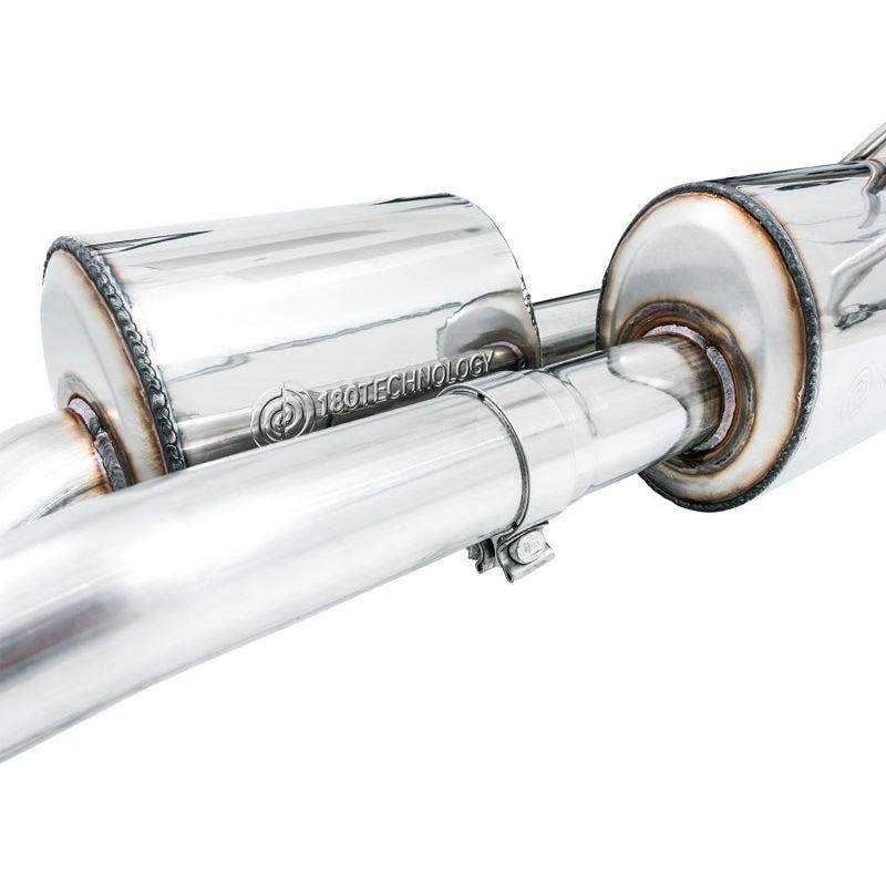 AWE Tuning 2021 RAM 1500 TRX 0FG Cat-Back Exhaust - Diamond Black Tips - The Coin Has A Say