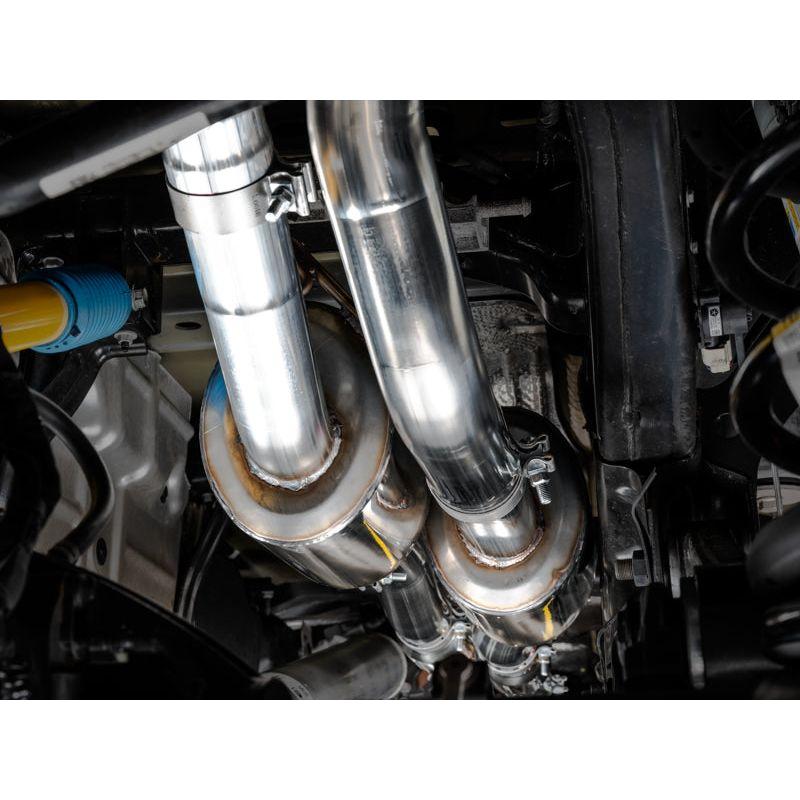 AWE Tuning 2021 RAM 1500 TRX 0FG Cat-Back Exhaust - Diamond Black Tips - The Coin Has A Say