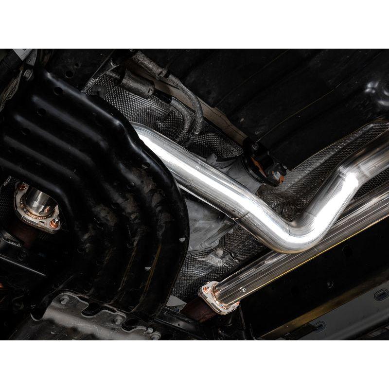 AWE Tuning 2021 RAM 1500 TRX 0FG Cat-Back Exhaust - Diamond Black Tips - The Coin Has A Say