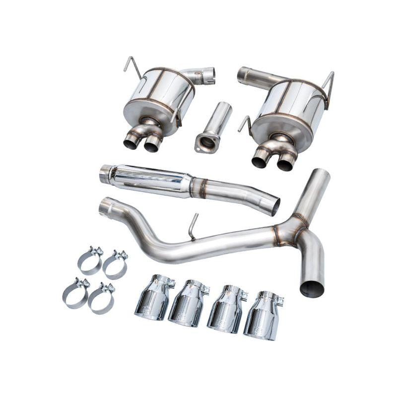 AWE Tuning 2022+ VB Subaru WRX Touring Edition Exhaust - Chrome Silver Tips - The Coin Has A Say