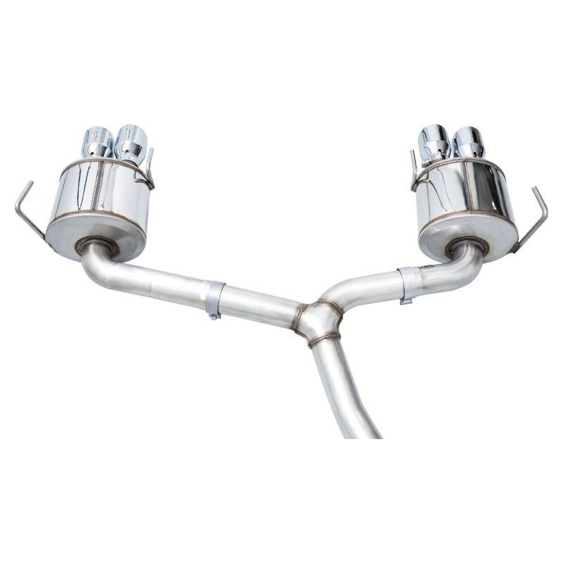 AWE Tuning 2022+ VB Subaru WRX Touring Edition Exhaust - Chrome Silver Tips - The Coin Has A Say