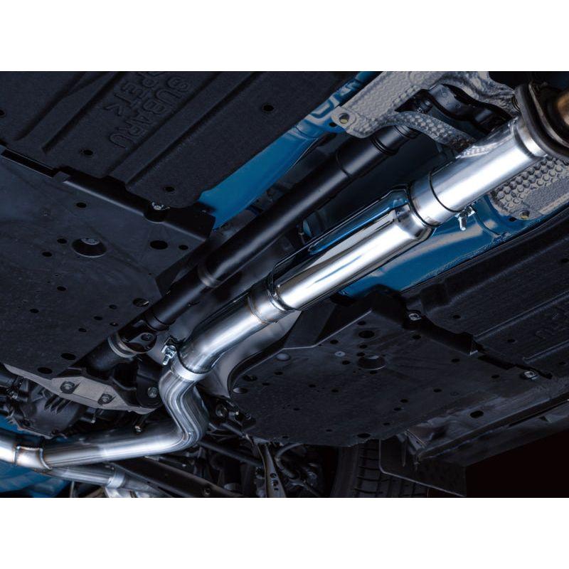 AWE Tuning 2022+ VB Subaru WRX Track Edition Exhaust - Chrome Silver Tips - The Coin Has A Say