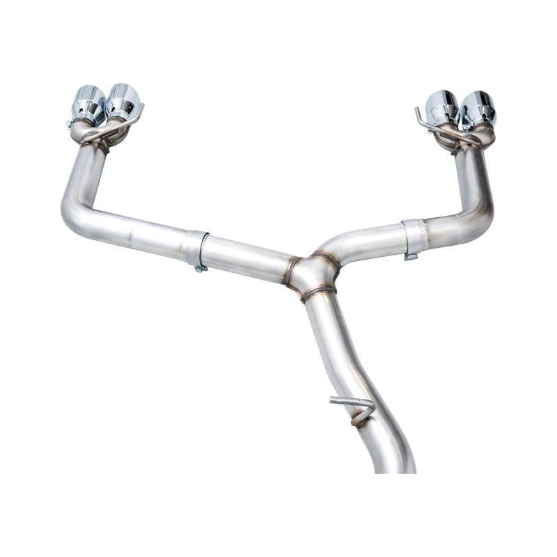 AWE Tuning 2022+ VB Subaru WRX Track Edition Exhaust - Chrome Silver Tips - The Coin Has A Say