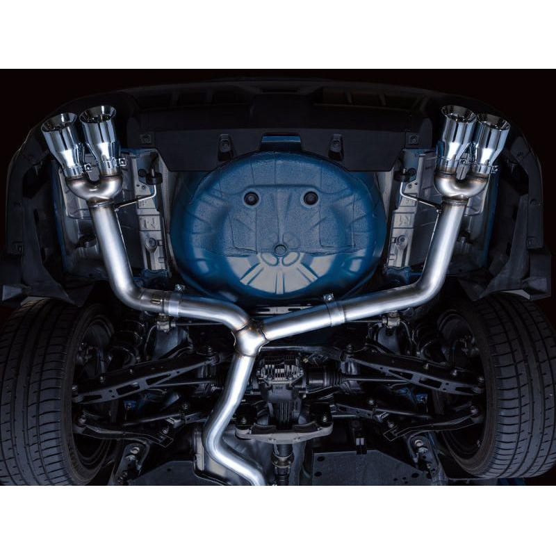 AWE Tuning 2022+ VB Subaru WRX Track Edition Exhaust - Chrome Silver Tips - The Coin Has A Say