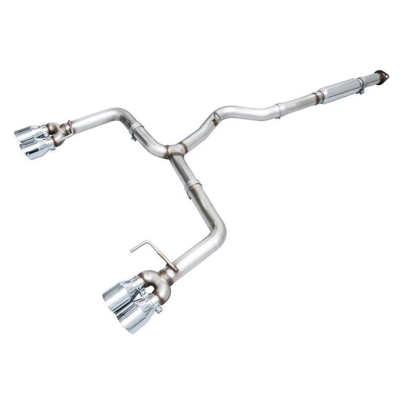 AWE Tuning 2022+ VB Subaru WRX Track Edition Exhaust - Chrome Silver Tips - The Coin Has A Say