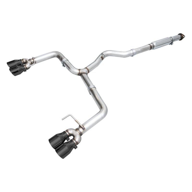 AWE Tuning 2022+ VB Subaru WRX Track Edition Exhaust - Diamond Black Tips - The Coin Has A Say