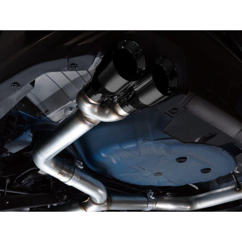 AWE Tuning 2022+ VB Subaru WRX Track Edition Exhaust - Diamond Black Tips - The Coin Has A Say