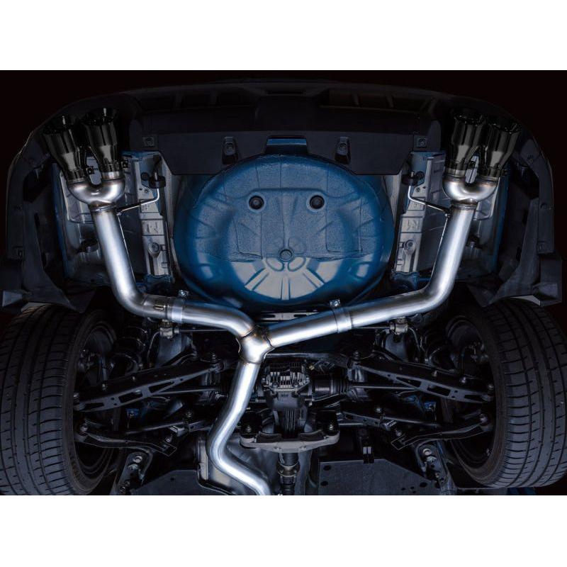 AWE Tuning 2022+ VB Subaru WRX Track Edition Exhaust - Diamond Black Tips - The Coin Has A Say