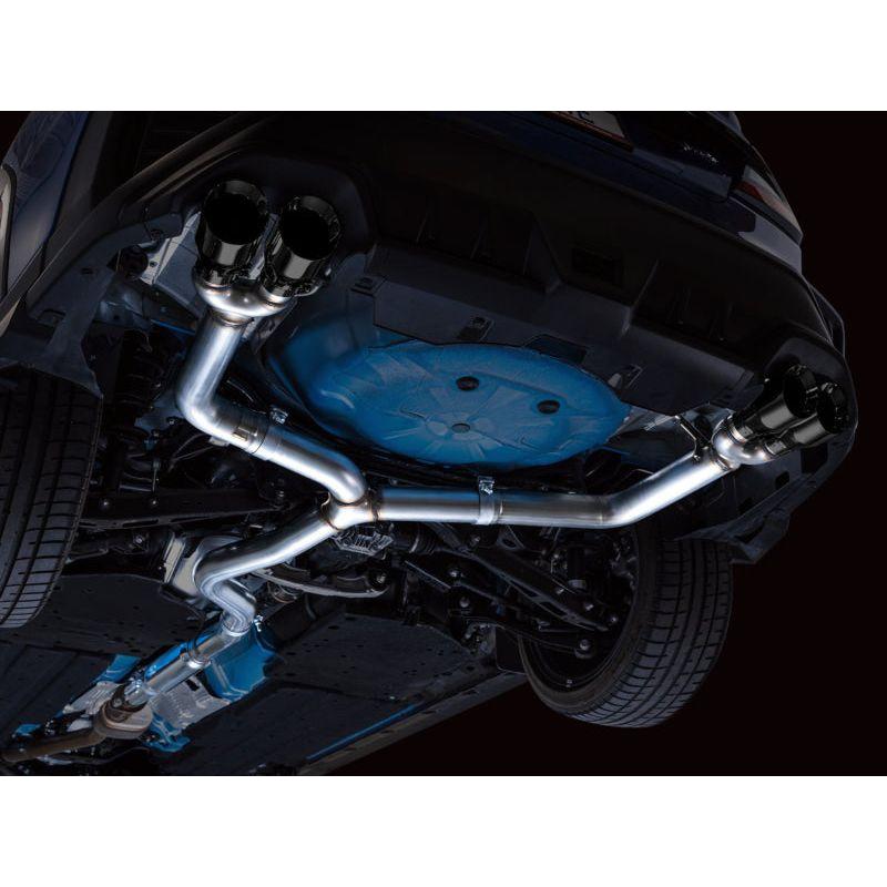 AWE Tuning 2022+ VB Subaru WRX Track Edition Exhaust - Diamond Black Tips - The Coin Has A Say
