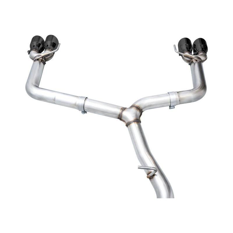 AWE Tuning 2022+ VB Subaru WRX Track Edition Exhaust - Diamond Black Tips - The Coin Has A Say