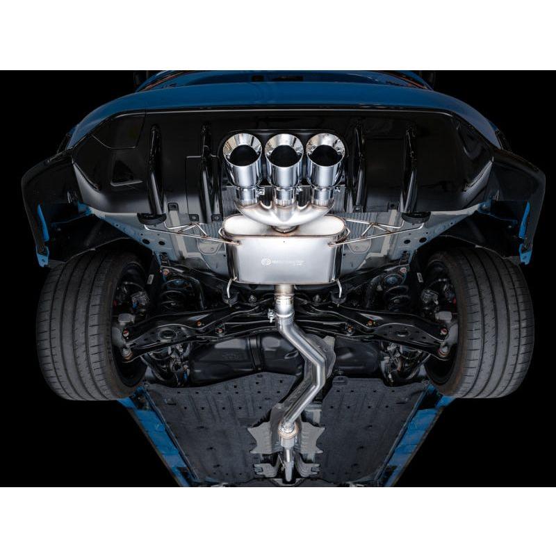 AWE Tuning 2023 Honda Civic Type R FL5 Touring Edition Exhaust w/ Triple Chrome Silver Tips - The Coin Has A Say