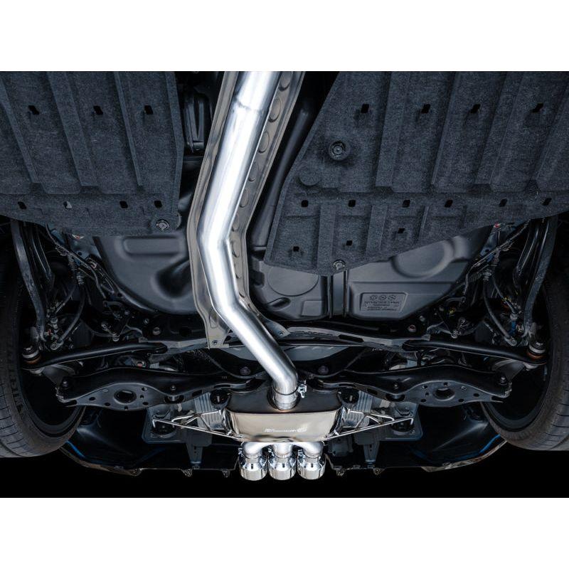 AWE Tuning 2023 Honda Civic Type R FL5 Touring Edition Exhaust w/ Triple Chrome Silver Tips - The Coin Has A Say