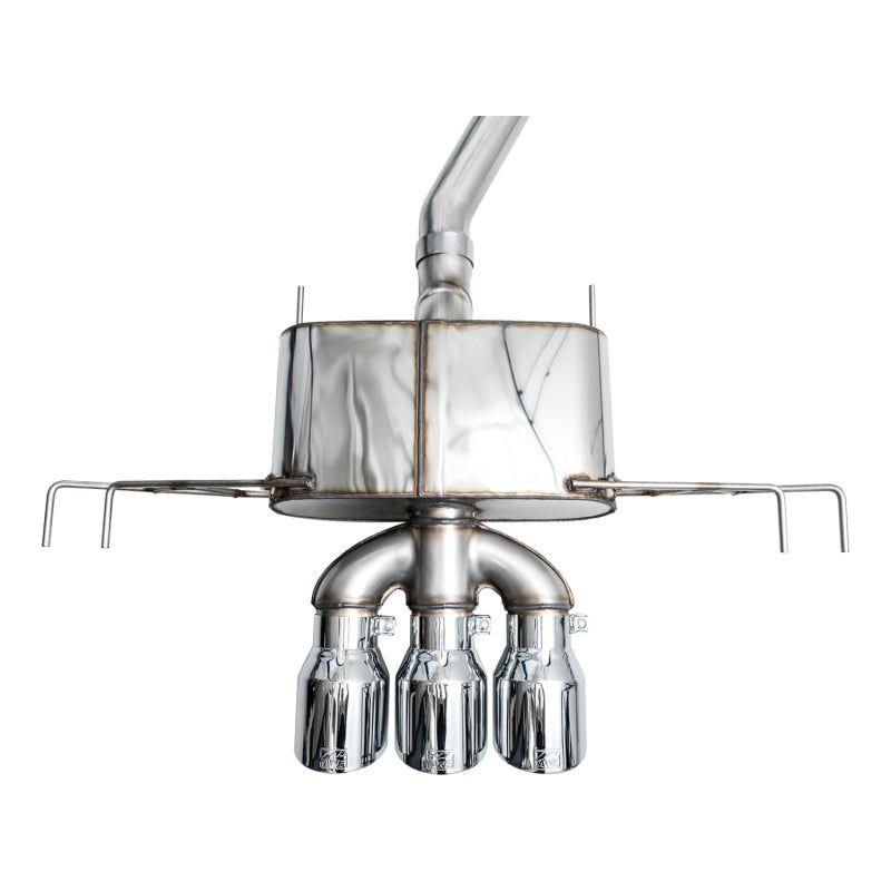 AWE Tuning 2023 Honda Civic Type R FL5 Touring Edition Exhaust w/ Triple Chrome Silver Tips - The Coin Has A Say