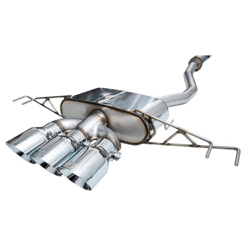 AWE Tuning 2023 Honda Civic Type R FL5 Touring Edition Exhaust w/ Triple Chrome Silver Tips - The Coin Has A Say
