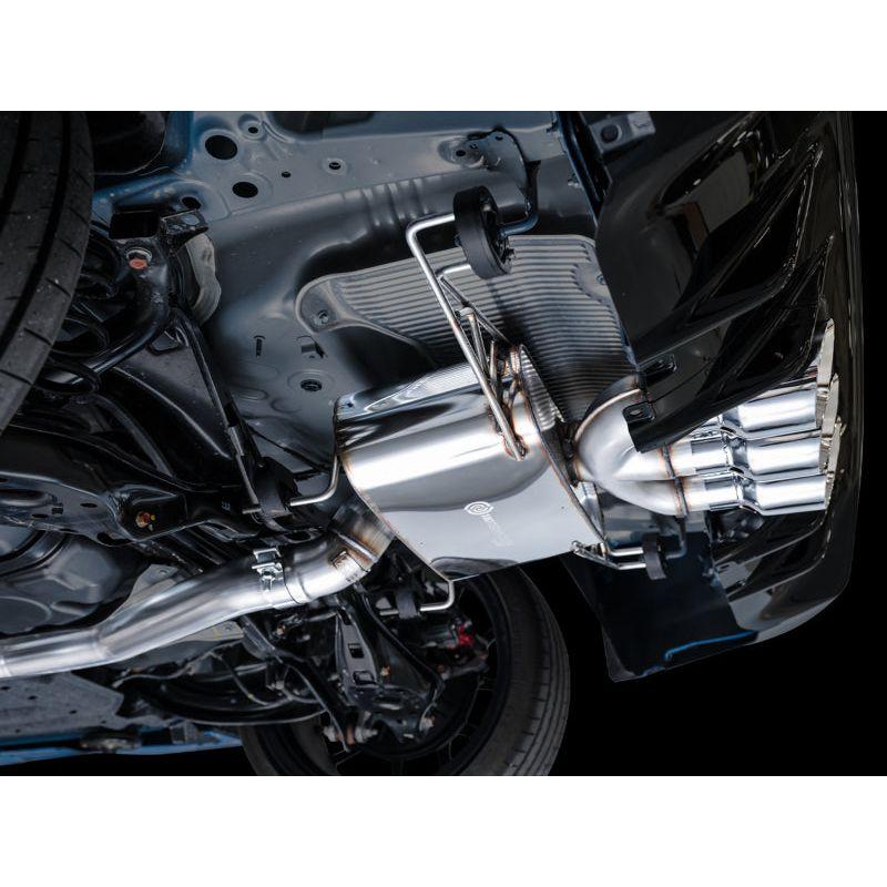 AWE Tuning 2023 Honda Civic Type R FL5 Touring Edition Exhaust w/ Triple Chrome Silver Tips - The Coin Has A Say