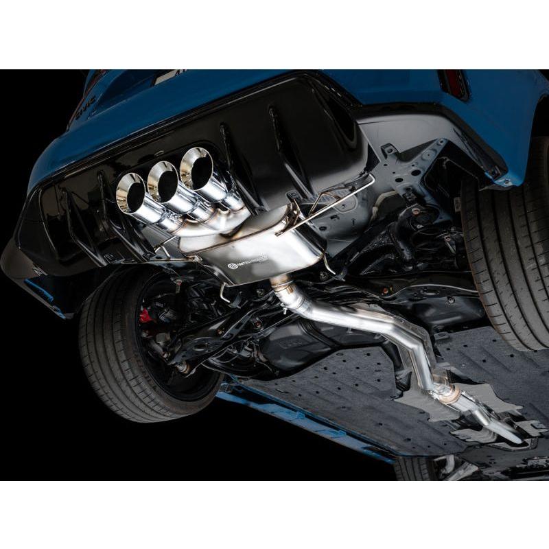 AWE Tuning 2023 Honda Civic Type R FL5 Touring Edition Exhaust w/ Triple Chrome Silver Tips - The Coin Has A Say