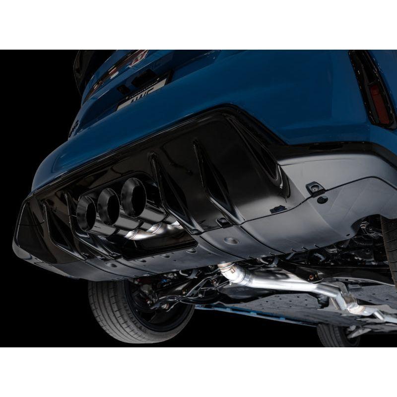 AWE Tuning 2023+ Honda Civic Type R FL5 Touring Edition Exhaust w/ Triple Diamond Black Tips - The Coin Has A Say