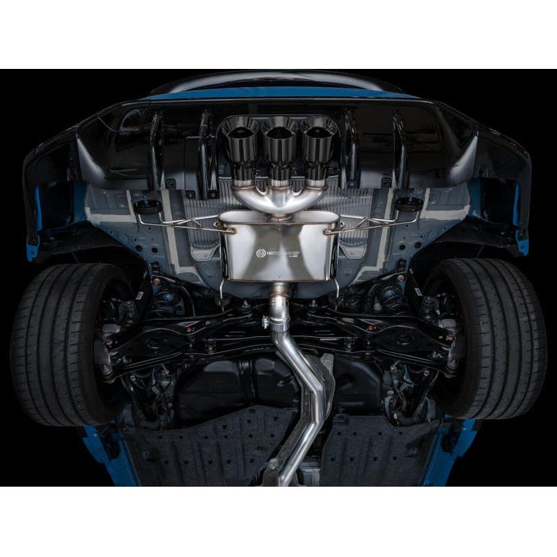 AWE Tuning 2023+ Honda Civic Type R FL5 Touring Edition Exhaust w/ Triple Diamond Black Tips - The Coin Has A Say