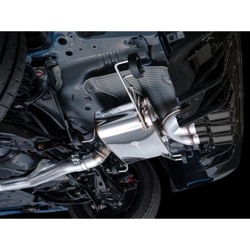 AWE Tuning 2023+ Honda Civic Type R FL5 Touring Edition Exhaust w/ Triple Diamond Black Tips - The Coin Has A Say