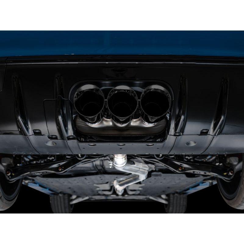 AWE Tuning 2023+ Honda Civic Type R FL5 Touring Edition Exhaust w/ Triple Diamond Black Tips - The Coin Has A Say
