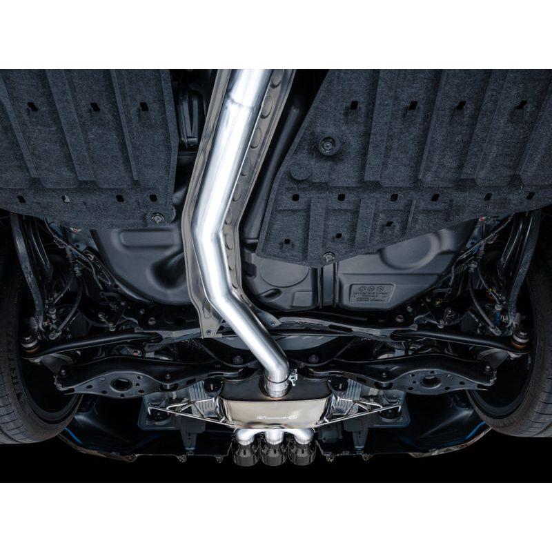 AWE Tuning 2023+ Honda Civic Type R FL5 Touring Edition Exhaust w/ Triple Diamond Black Tips - The Coin Has A Say