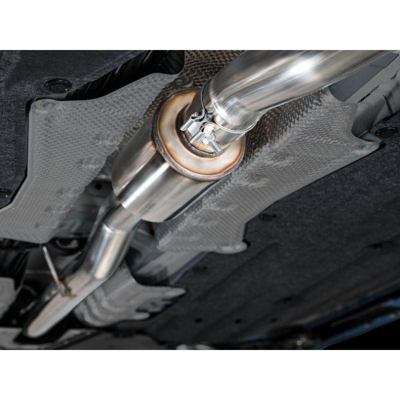 AWE Tuning 2023+ Honda Civic Type R FL5 Track Edition Exhaust w/ Triple Chrome Silver Tips - The Coin Has A Say