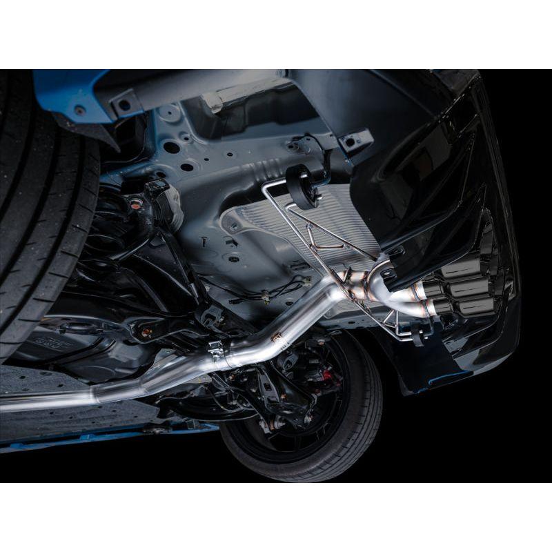 AWE Tuning 2023 Honda Civic Type R FL5 Track Edition Exhaust w/ Triple Diamond Black Tips - The Coin Has A Say