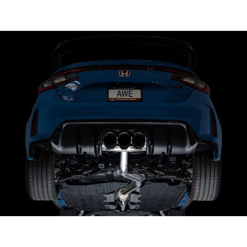 AWE Tuning 2023 Honda Civic Type R FL5 Track Edition Exhaust w/ Triple Diamond Black Tips - The Coin Has A Say