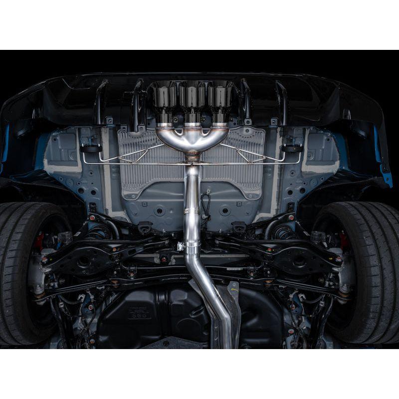 AWE Tuning 2023 Honda Civic Type R FL5 Track Edition Exhaust w/ Triple Diamond Black Tips - The Coin Has A Say