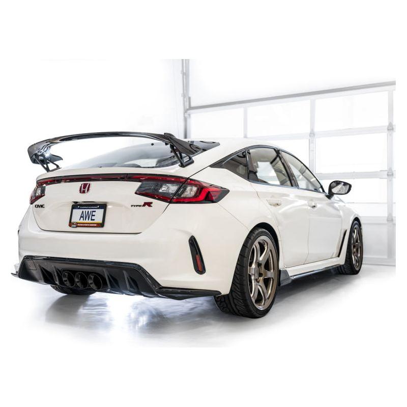 AWE Tuning 2023 Honda Civic Type R FL5 Track Edition Exhaust w/ Triple Diamond Black Tips - The Coin Has A Say