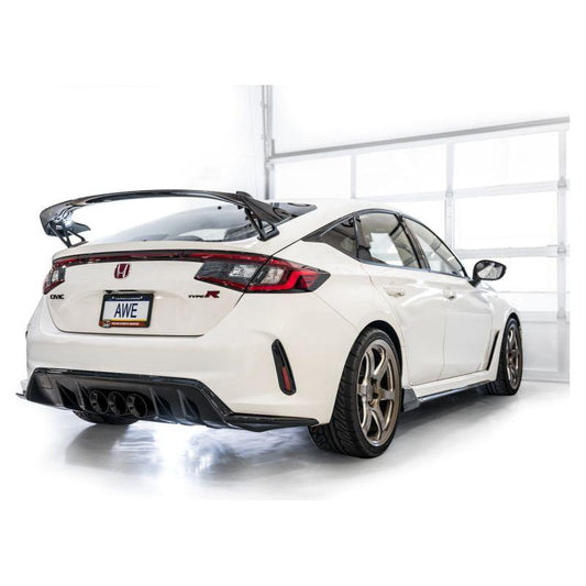 AWE Tuning 2023 Honda Civic Type R FL5 Track Edition Exhaust w/ Triple Diamond Black Tips - The Coin Has A Say